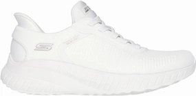 Skechers BOBS Sport Squad Chaos Womens Training Shoes - White Hyper Breathable Lining Fit Control