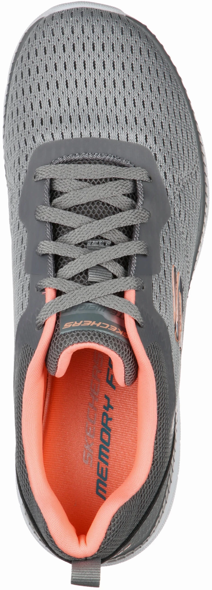 Skechers Bountiful Womens Training Shoes - Grey Heel Cushioning All-weather look