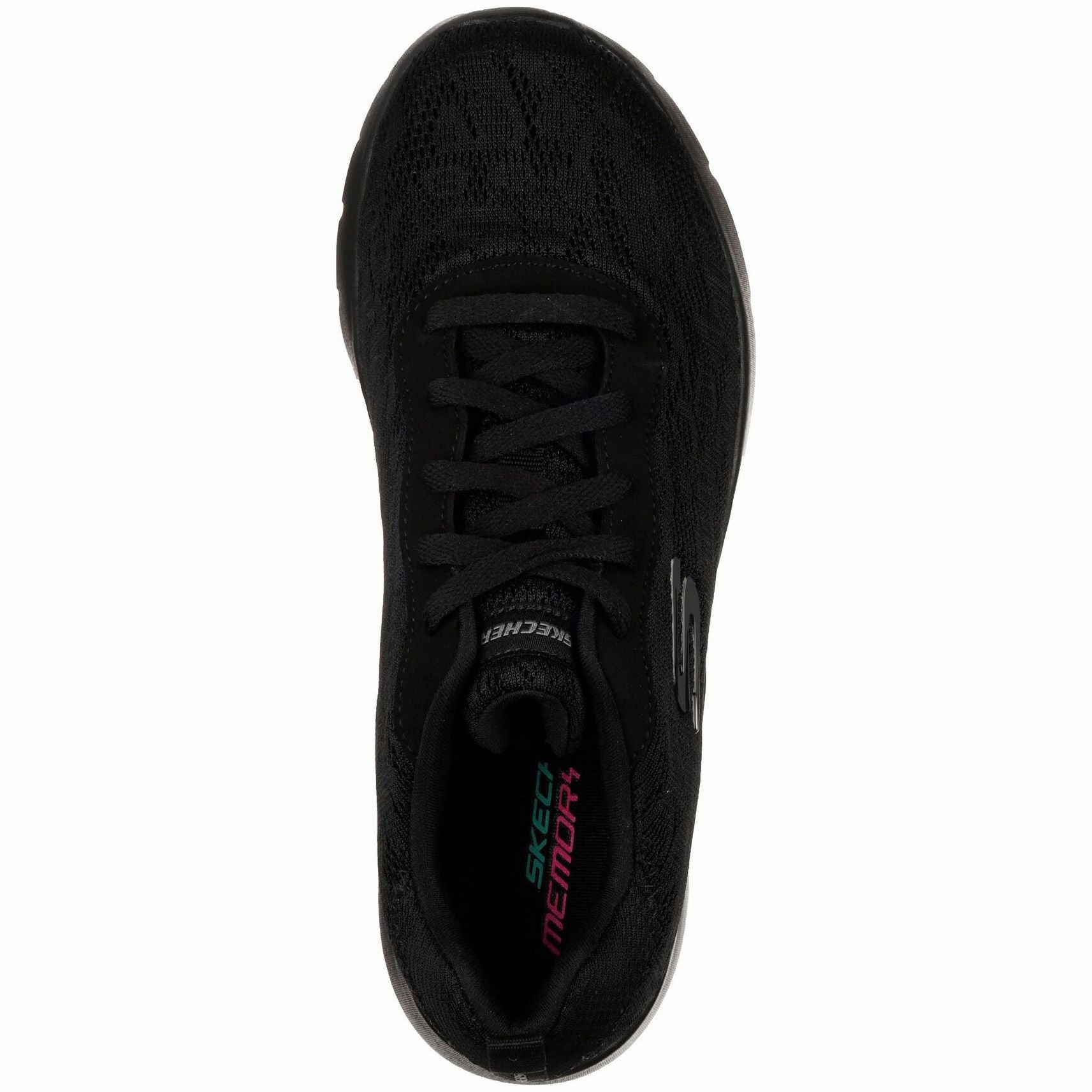 Skechers Dynamight 2.0 Homespun Womens Training Shoes - Black Sophisticated Look