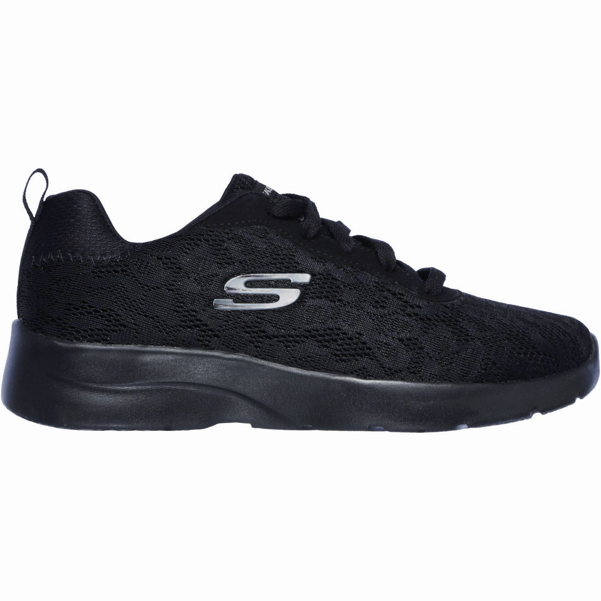 Skechers Dynamight 2.0 Homespun Womens Training Shoes - Black Compression Balanced Midsole Boosted touch