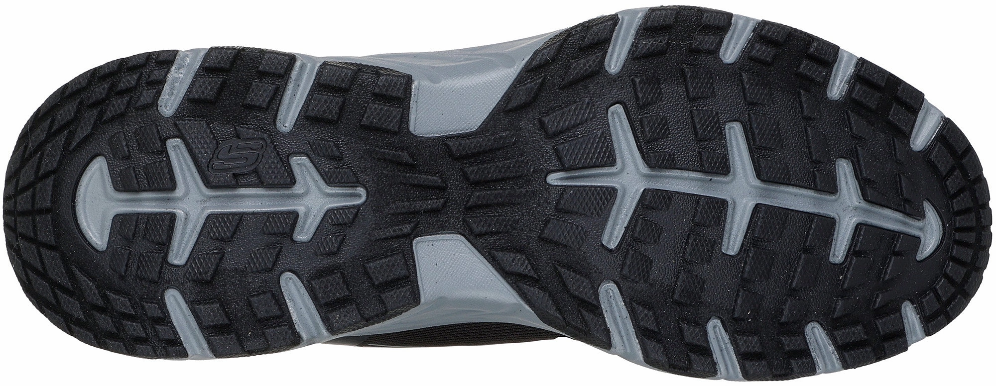 Skechers Hillcrest 2.0 Mens Walking Shoes - Black Secure Hold Foot Protection System