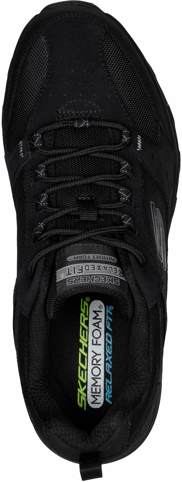 forest trek Quick Trekking Support Skechers Oak Canyon Mens Walking Shoes - Black