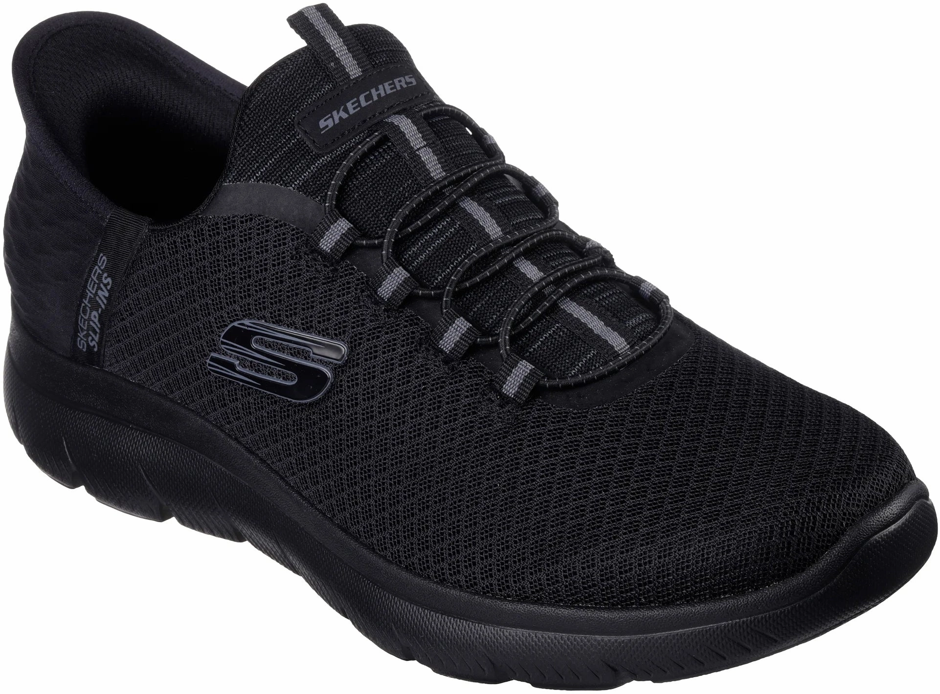 Skechers Summits High Range Mens Training Shoes - Black Subtle Tread Clean Build