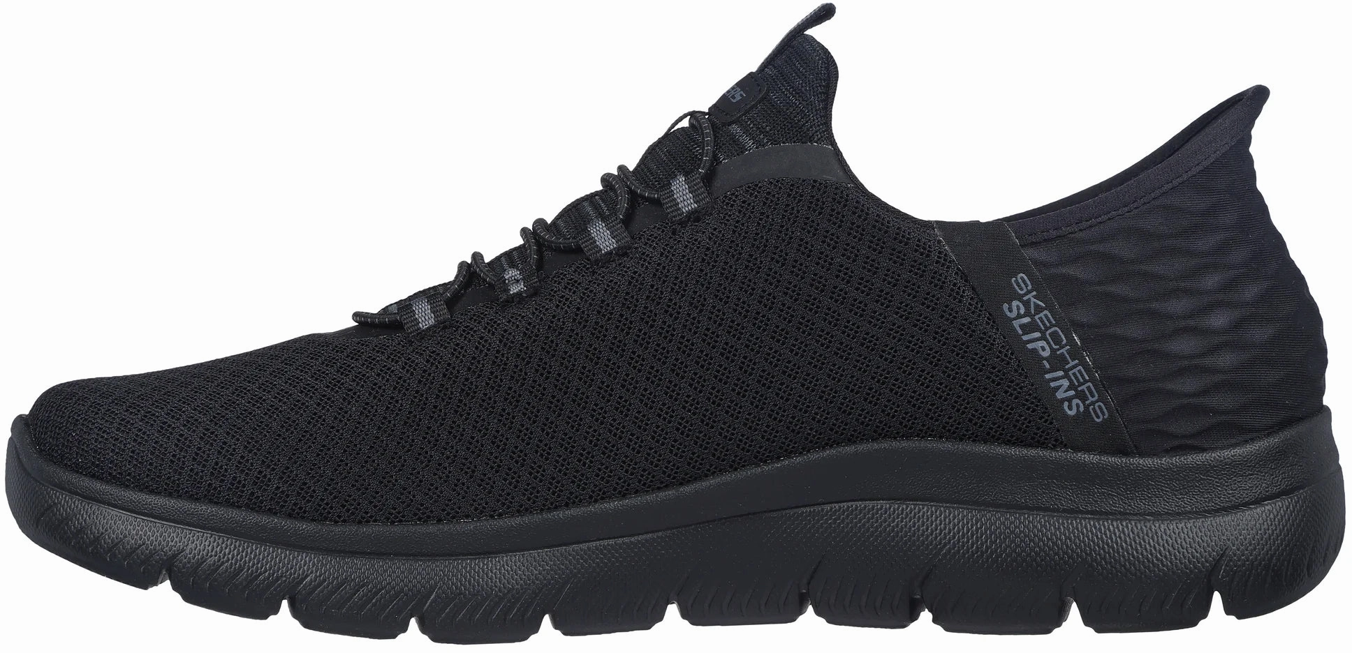 Skechers Summits High Range Mens Training Shoes - Black Walk Friendly Snug Heel Lock Fit