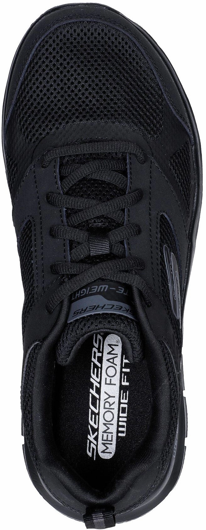 Minimal Design Skechers Track Syntac Mens Training Shoes - Black