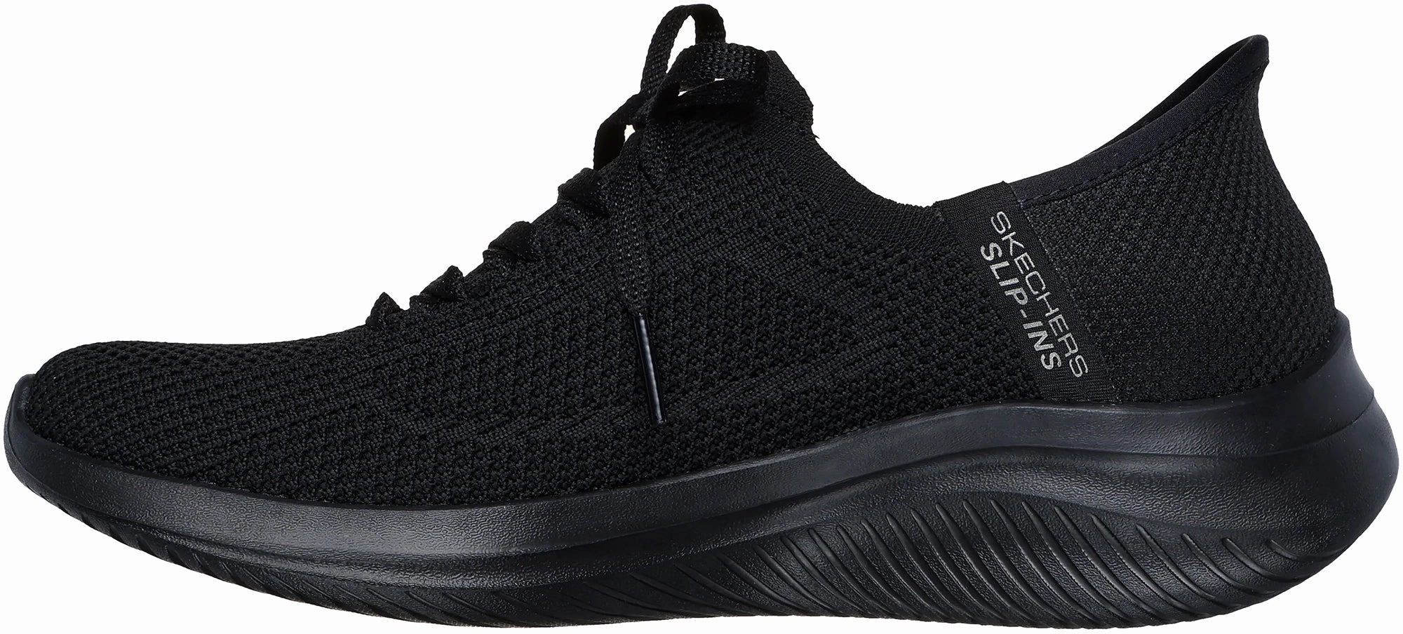 StretchableMaterial Impact Zone Skechers Ultra Flex 3.0 Elevated Motion Womens Training Shoes - Black