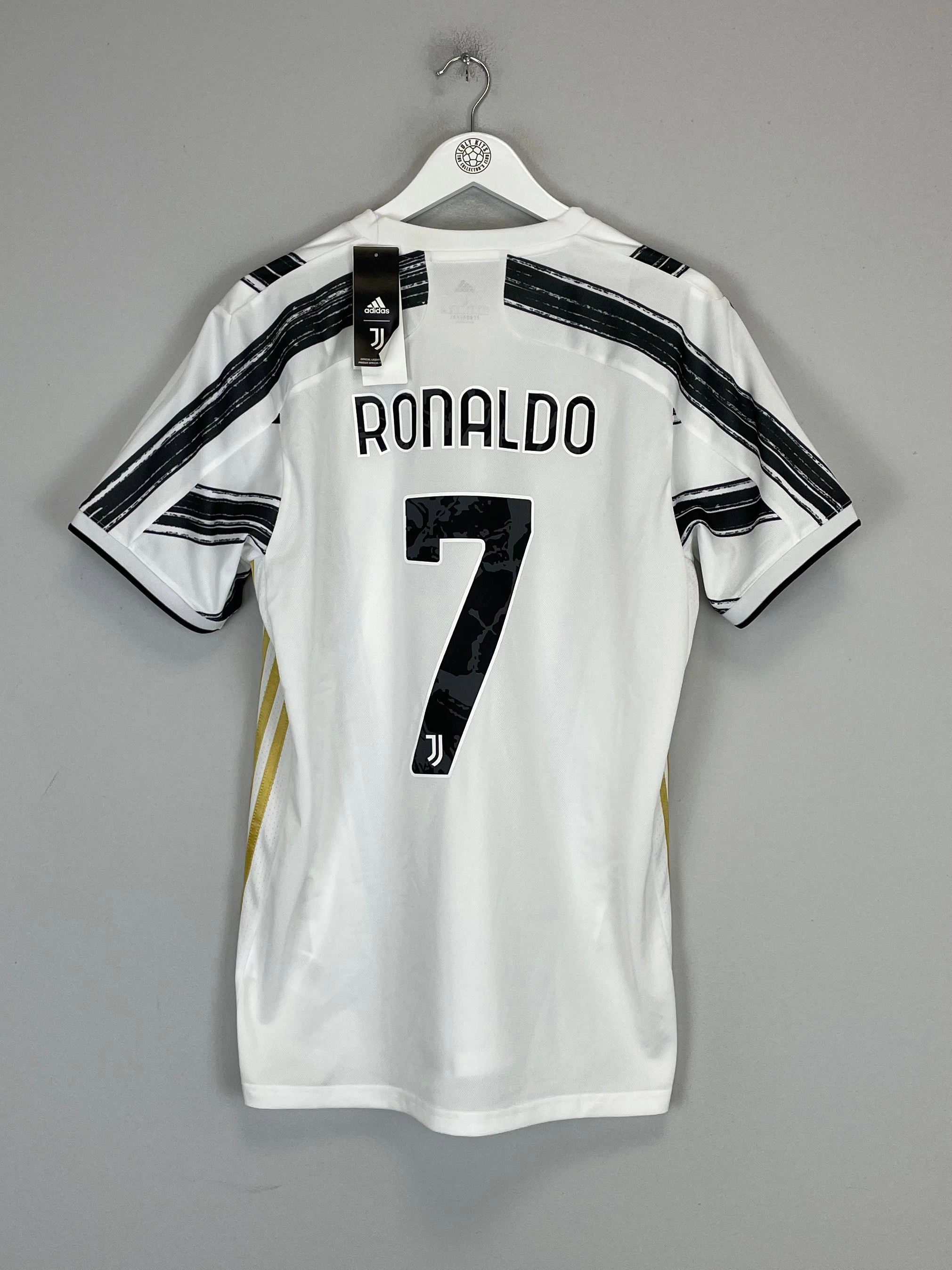 Seamless Stitching Design Ventilation Mesh Design 2020/21 JUVENTUS RONALDO #7 *BNWT* HOME SHIRT (L) ADIDAS