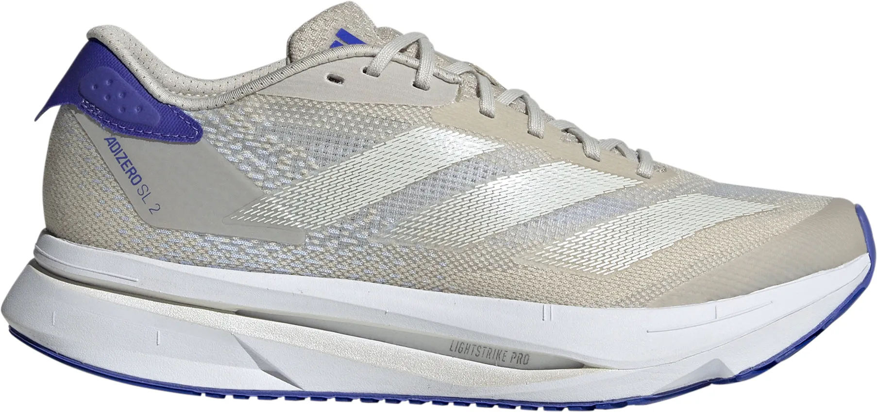 Active Athlete Slip Resistant Pattern adidas Adizero SL 2 Womens Running Shoes - Beige
