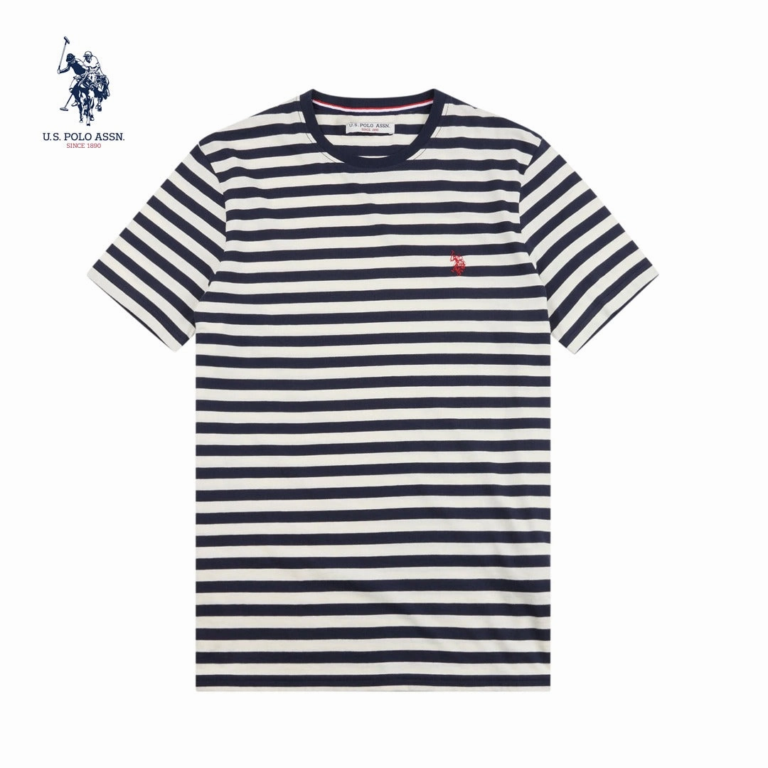 USPA ASS STRIPE T SHIRT DoubleStitched Seams Seamless construction