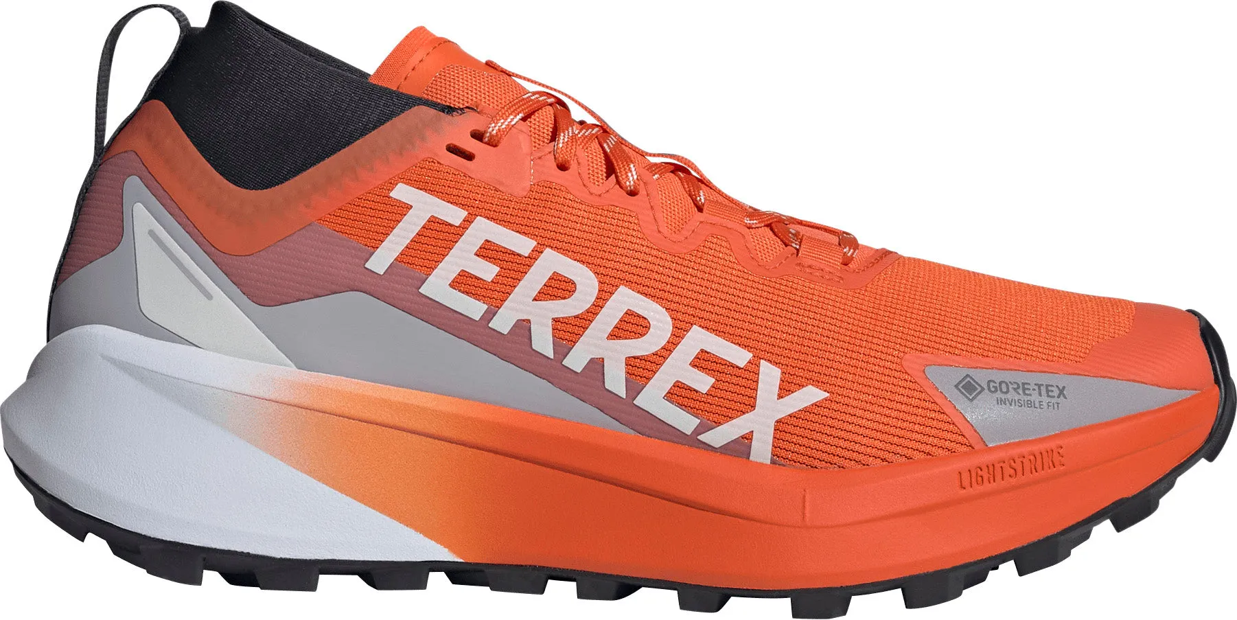 Lightness Comfortable Feel adidas Terrex Agravic GORE-TEX Mens Trail Running Shoes - Orange