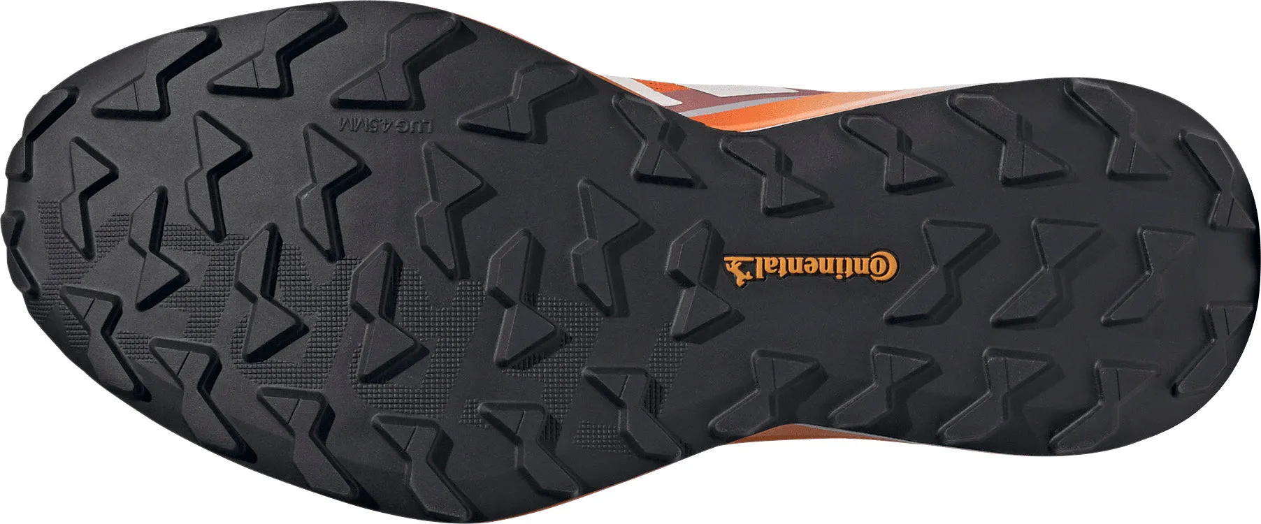 Gusseted Tongue Multi Directional Grip adidas Terrex Agravic GORE-TEX Mens Trail Running Shoes - Orange