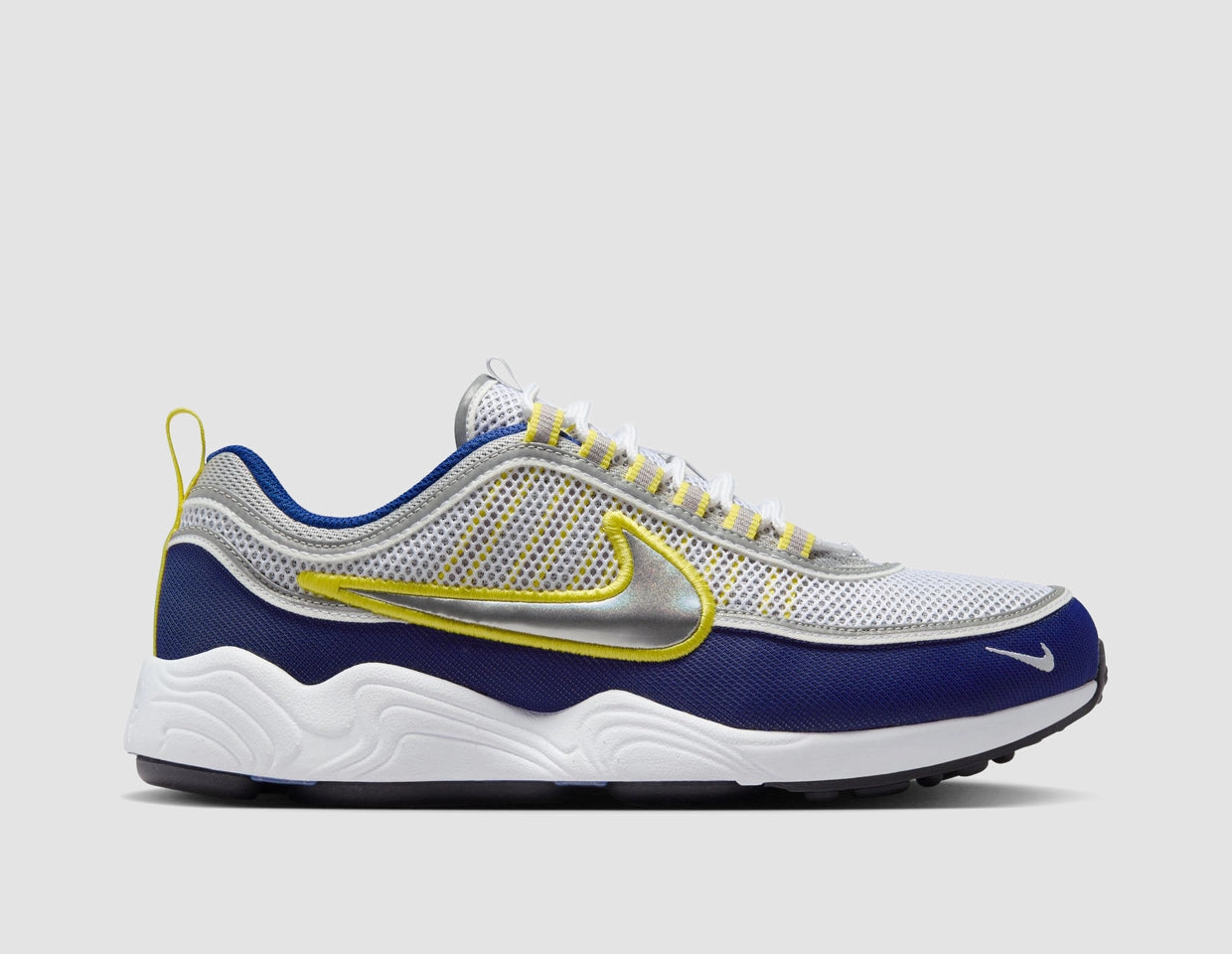 Nike Air Zoom Spiridon SP White / Metallic Silver - Deep Royal Blue Anti corrosion Agile Movement