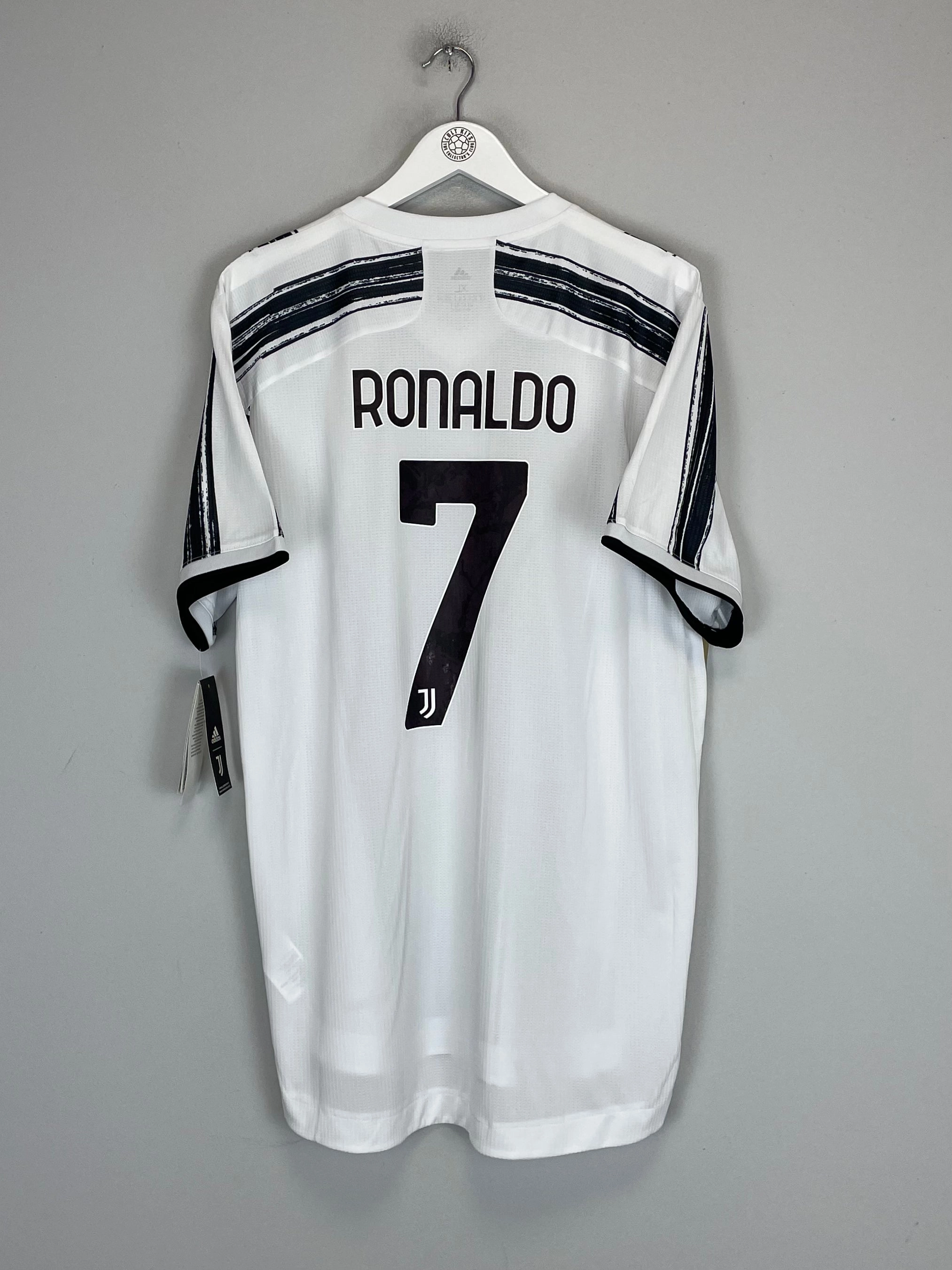 2020/21 JUVENTUS RONALDO #7 *BNWT* AUTHENTIC HOME SHIRT (XL) ADIDAS Breathable Underarm Gussets