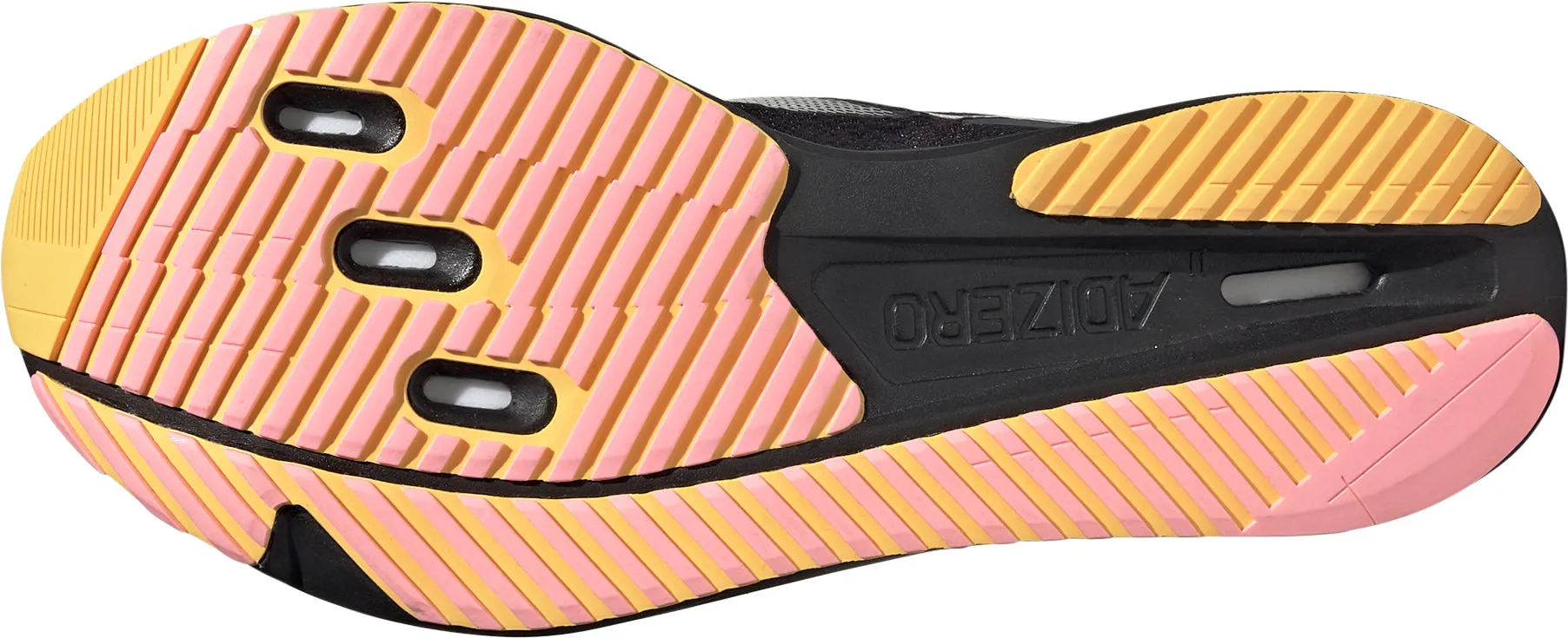 adidas Adizero SL 2 Mens Running Shoes - Black Slip Resistant Grooves