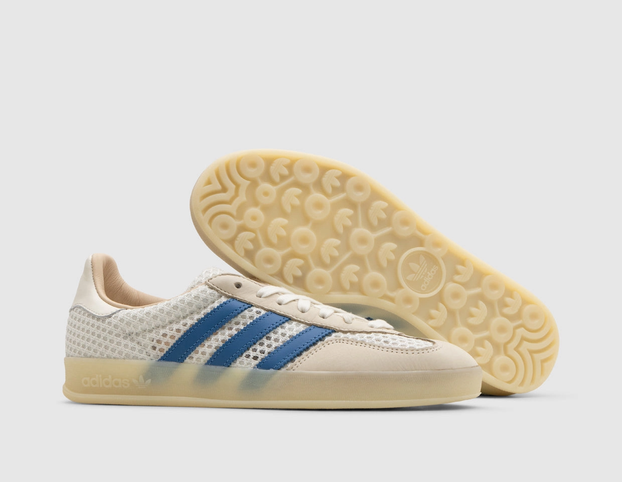 Breathable mesh upper waterproof membrane adidas Originals Gazelle Indoor Off White / Focus Blue - Warm Vanilla
