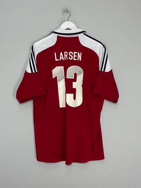 Non Restrictive Design Motion Friendly 2012/13 DENMARK LARSEN #13 HOME SHIRT (XL) ADIDAS