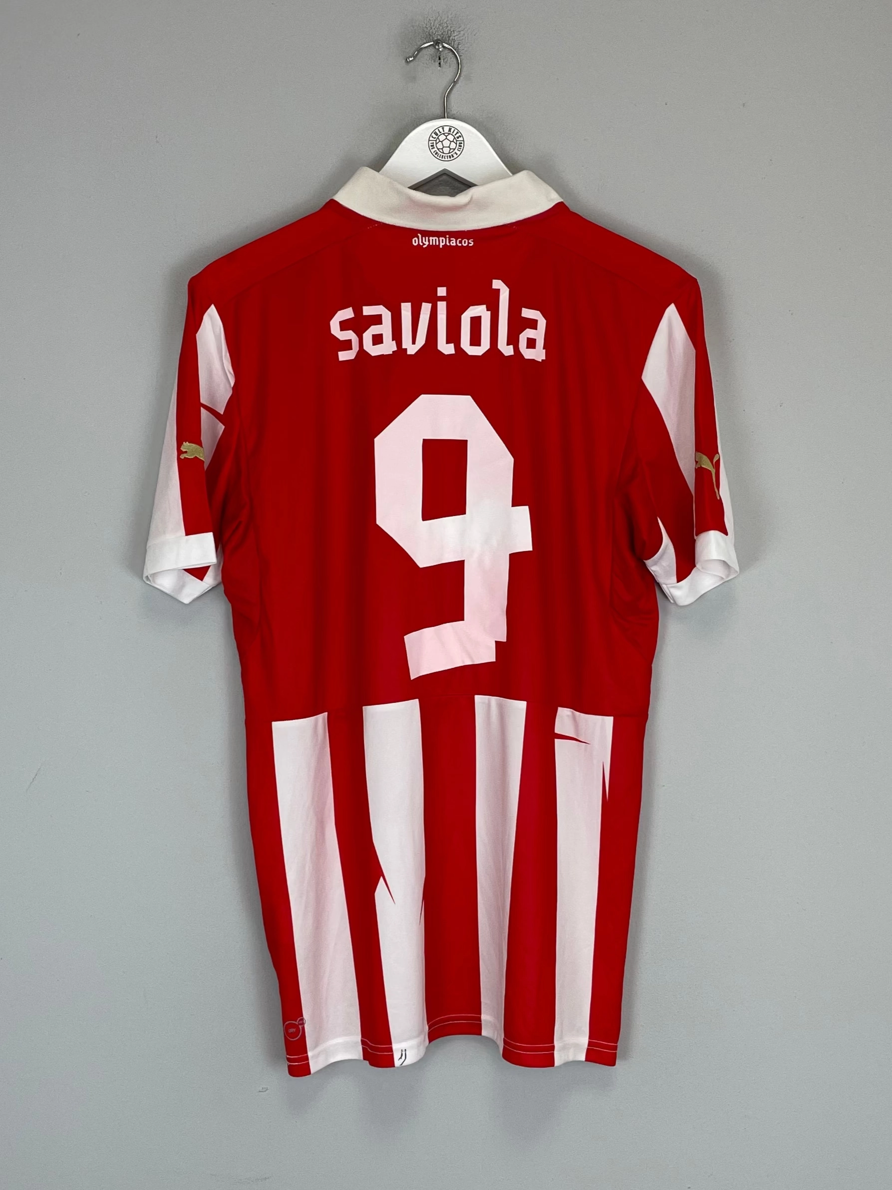 2012/13 OLYMPIAKOS SAVIOLA #9 HOME SHIRT (L) PUMA Urban Fit