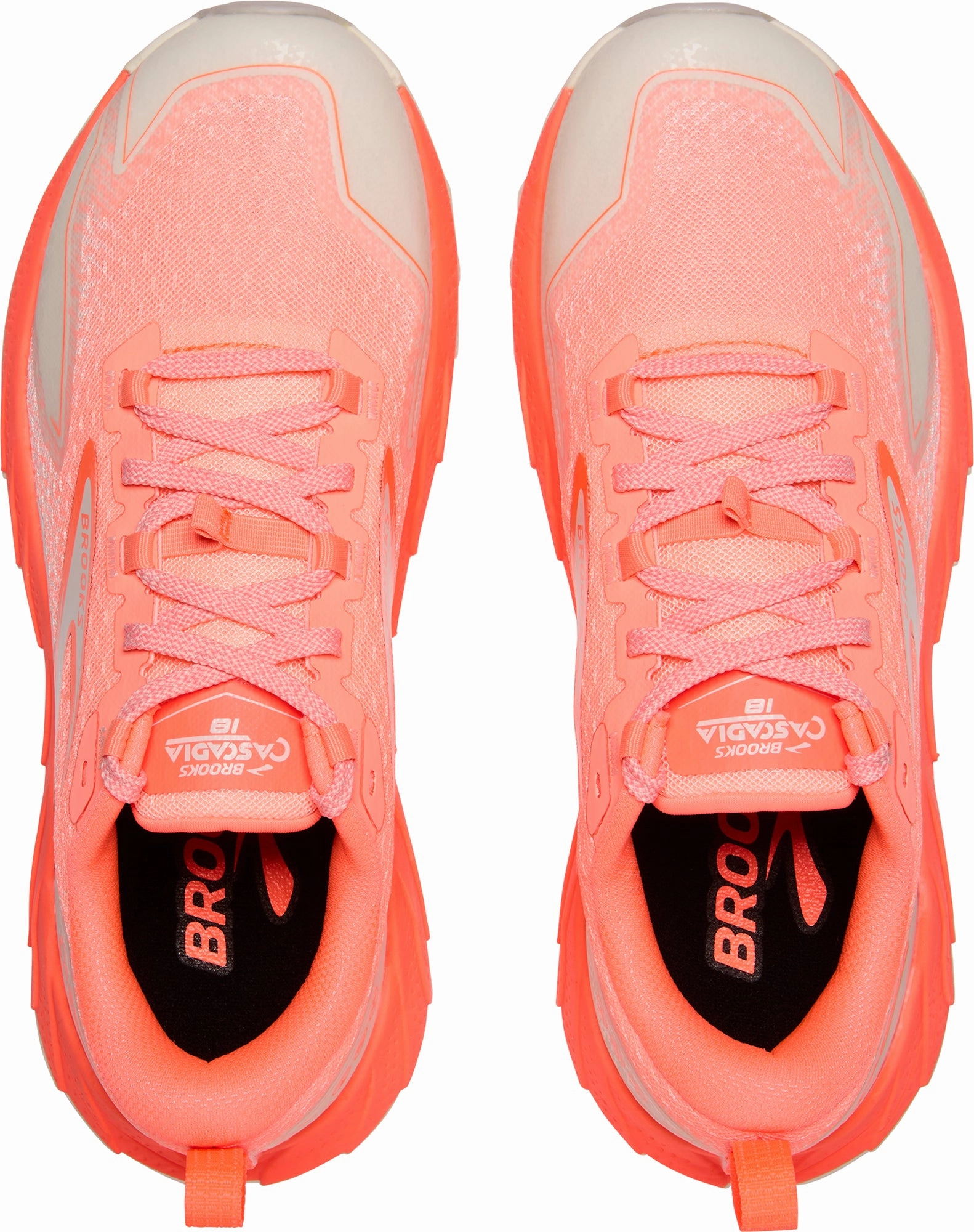 Brooks Cascadia 18 Womens Trail Running Shoes - Orange Enhanced design