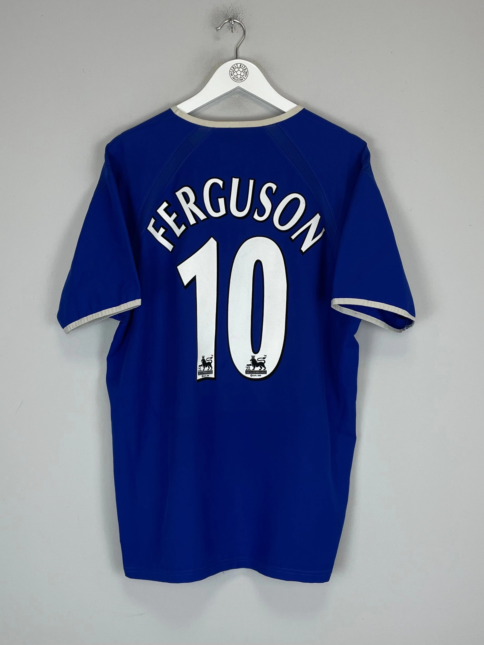 Endurance Fit 2003/04 EVERTON FERGUSON #10 HOME SHIRT (L) PUMA