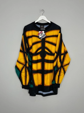 Laser Cut Ventilation Double Stitched Edges 1995/96 ADIDAS *BNWT* GK TEMPLATE SHIRT (L)