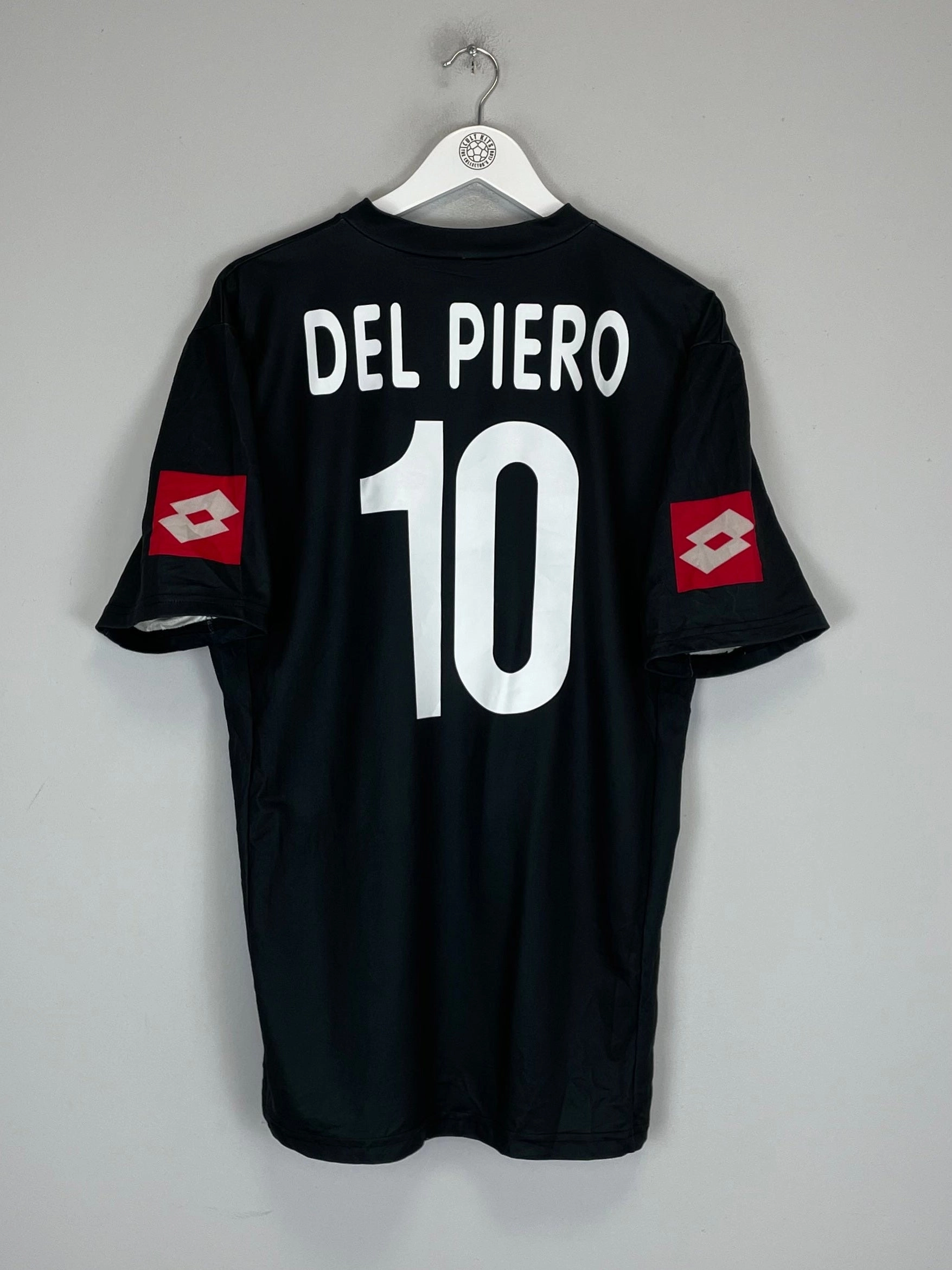 2001/02 JUVENTUS DEL PIERO #10 AWAY SHIRT (XL) LOTTO Eco Friendly Production