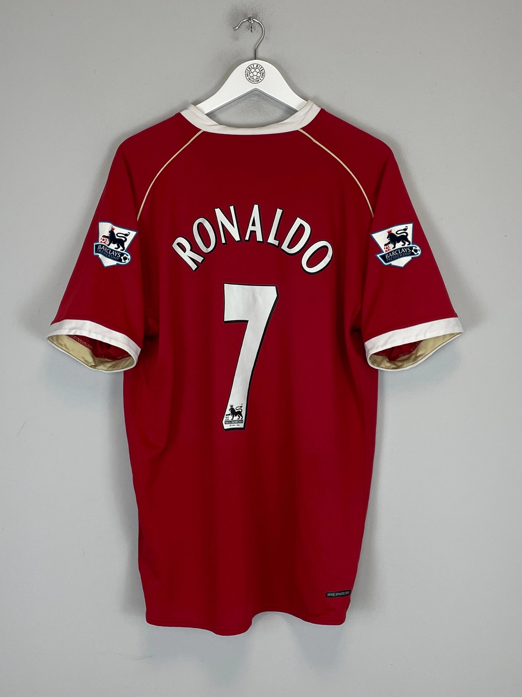 Air Ready 2006/07 MANCHESTER UNITED RONALDO #7 HOME SHIRT (XL) NIKE