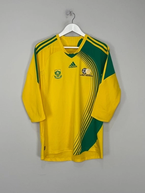 2007/09 SOUTH AFRICA HOME SHIRT (L) ADIDAS Heat Balance Wicking Channel Technology