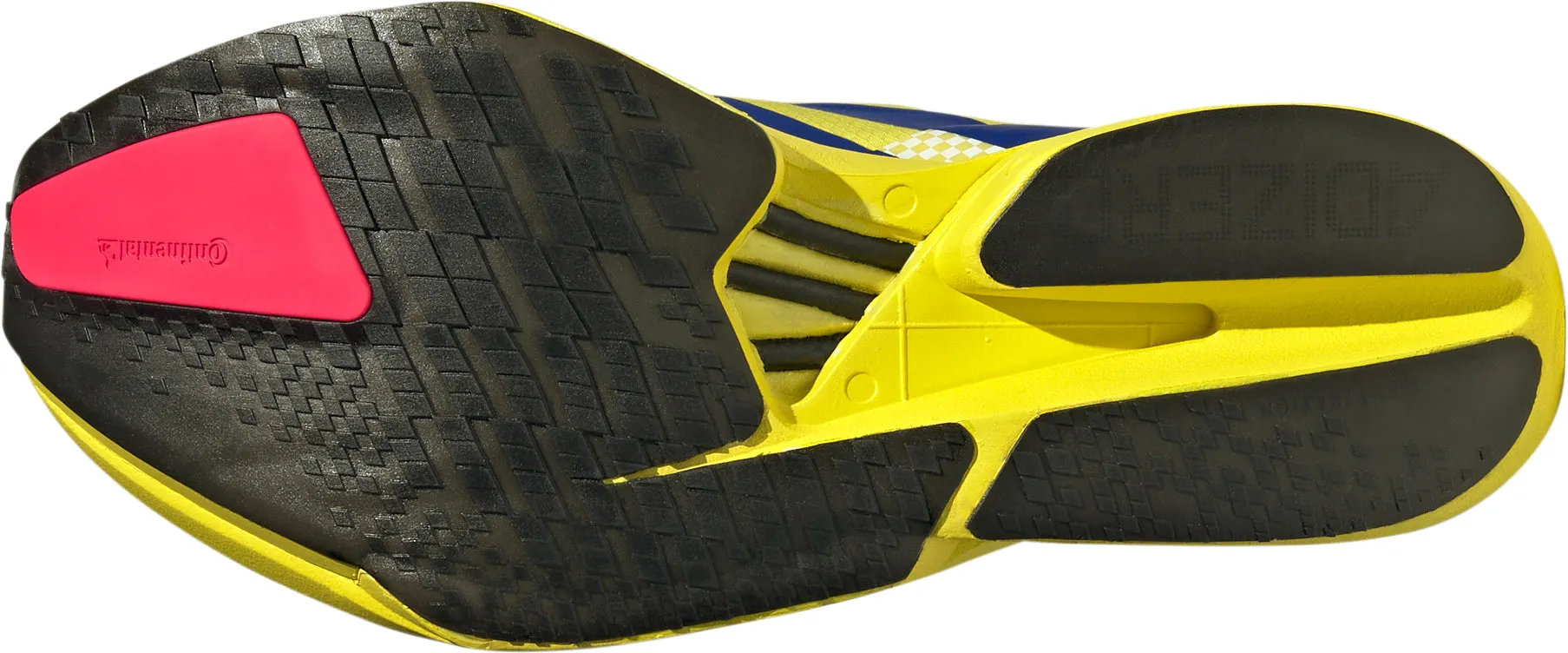 Stable base adidas Adizero Adios Pro 4 Mens Running Shoes - Yellow