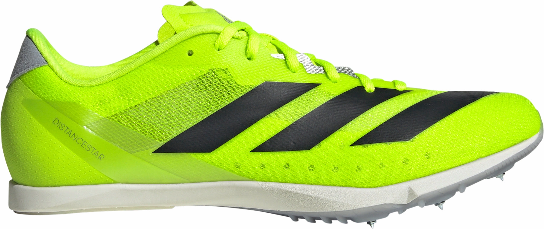 adidas Distancestar Running Spikes - Yellow Shock absorption Performance Fit