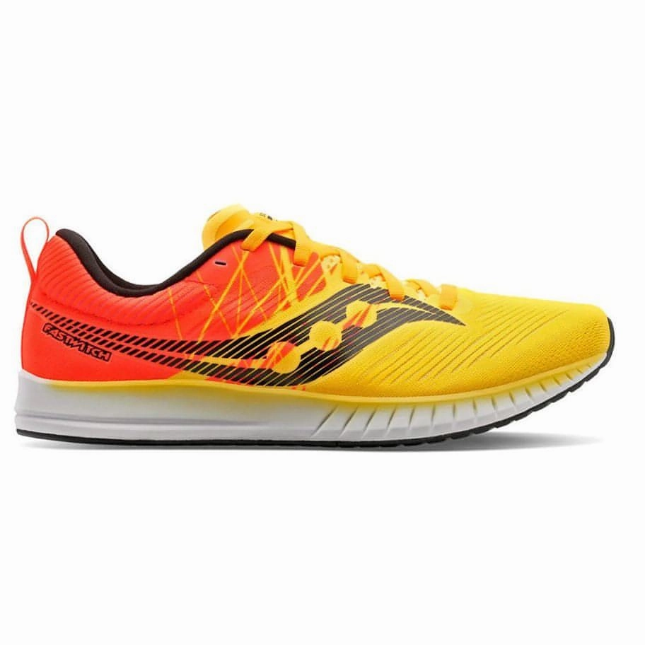 Saucony Fastwitch 9 Womens Running Shoes - Yellow Orthopedic Support Street cushioning