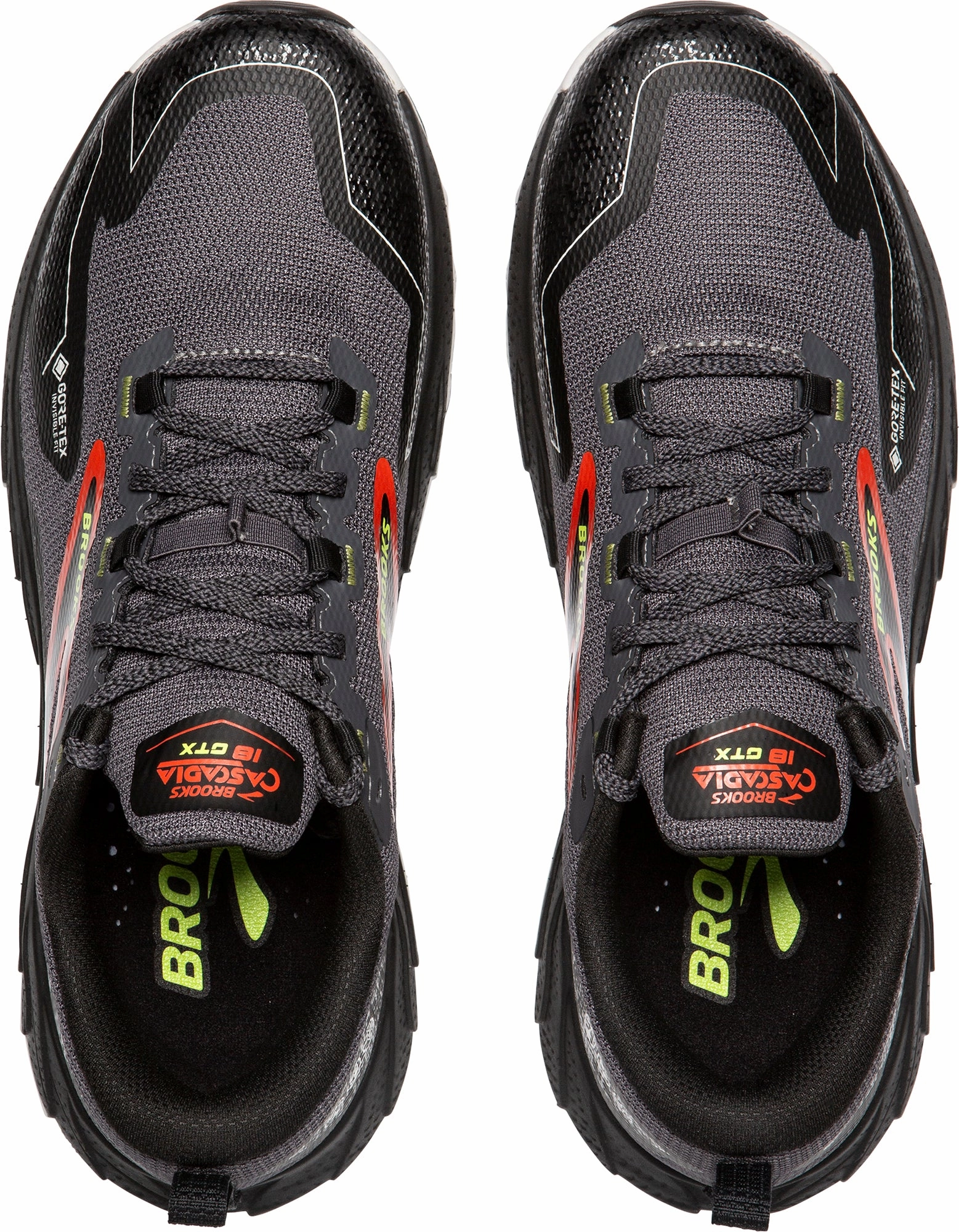 Smart stability Fashion Active Brooks Cascadia 18 GORE-TEX Mens Trail Running Shoes - Grey