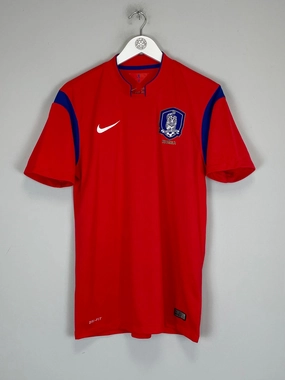 2014/15 SOUTH KOREA HOME SHIRT (M) NIKE Flexible Cuff Design