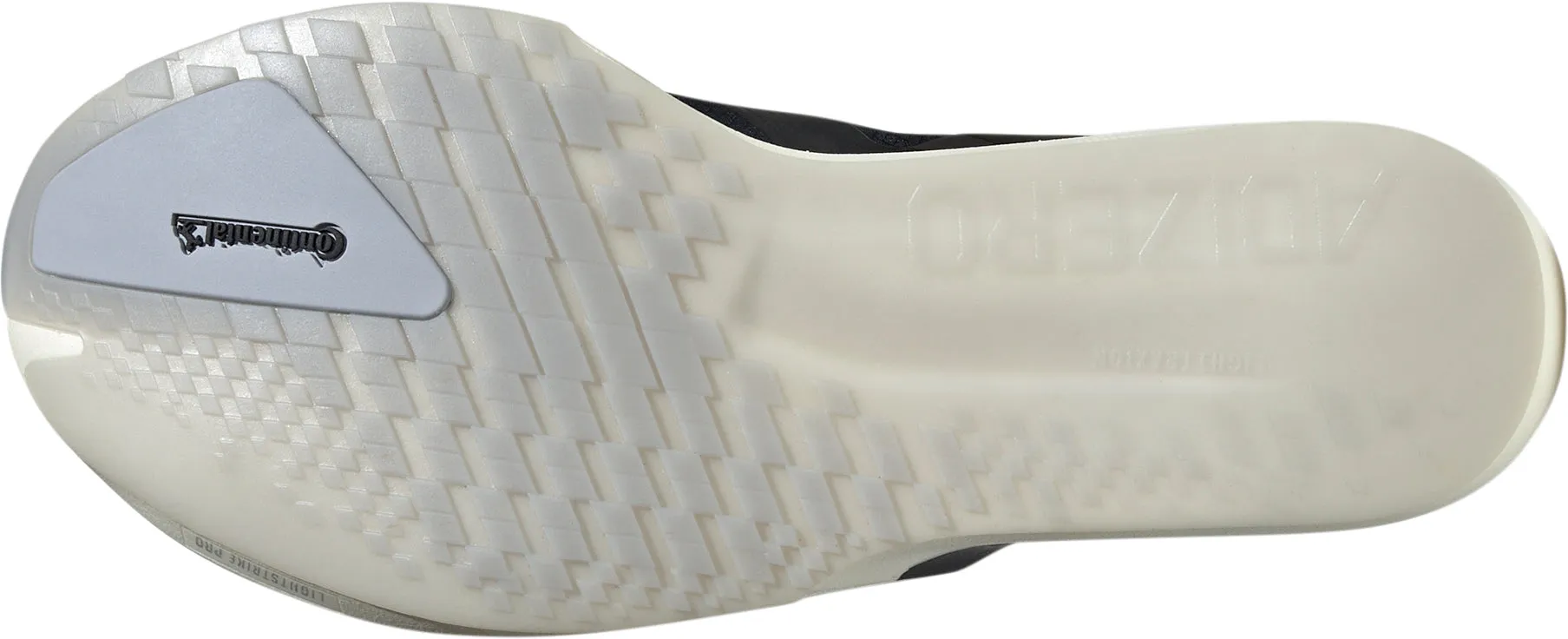 adidas Adizero Adios 9 Mens Running Shoes - Black Abrasion Resistant Toe Guard Durable Toe Guard