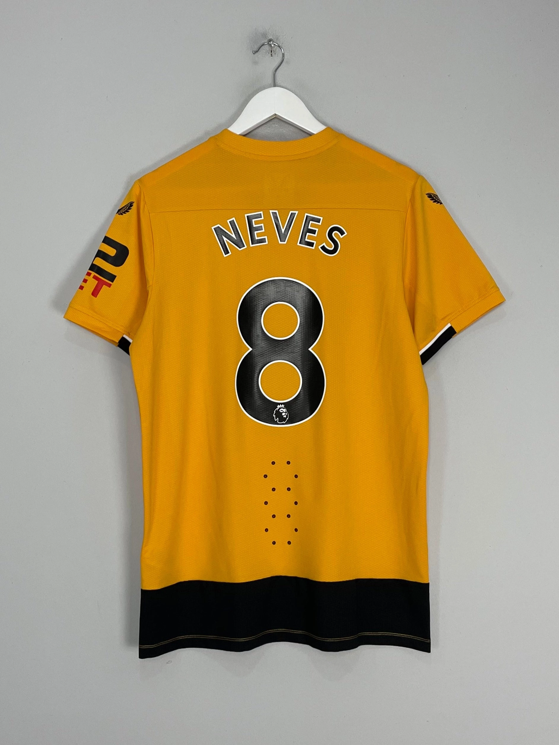 2022/23 WOLVES NEVES #8 HOME SHIRT (M) CASTORE Quick Pull
