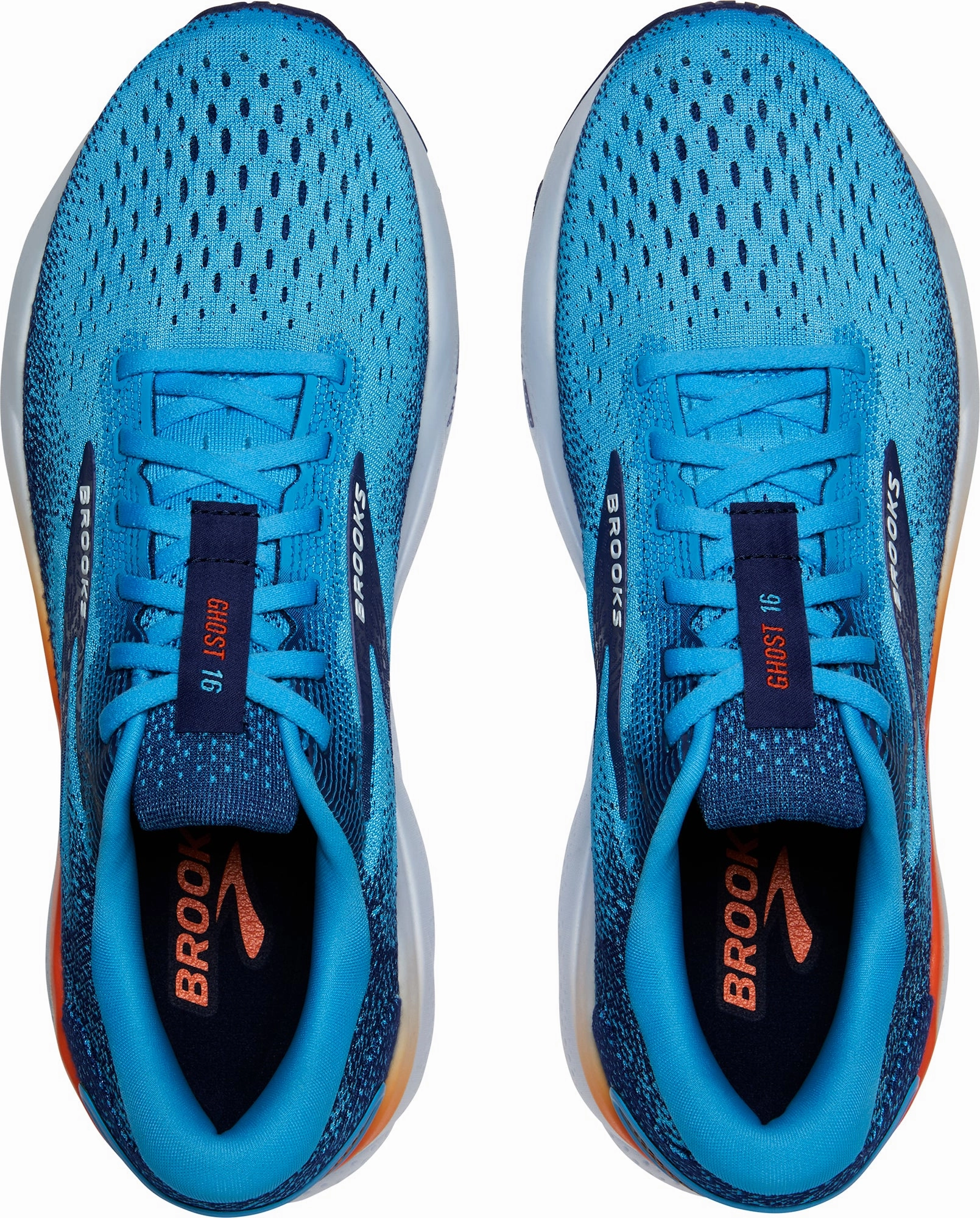 Brooks Ghost 16 Mens Running Shoes - Blue Daily Runs