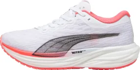 Puma Deviate Nitro 2 Womens Running Shoes - White Lean Profile