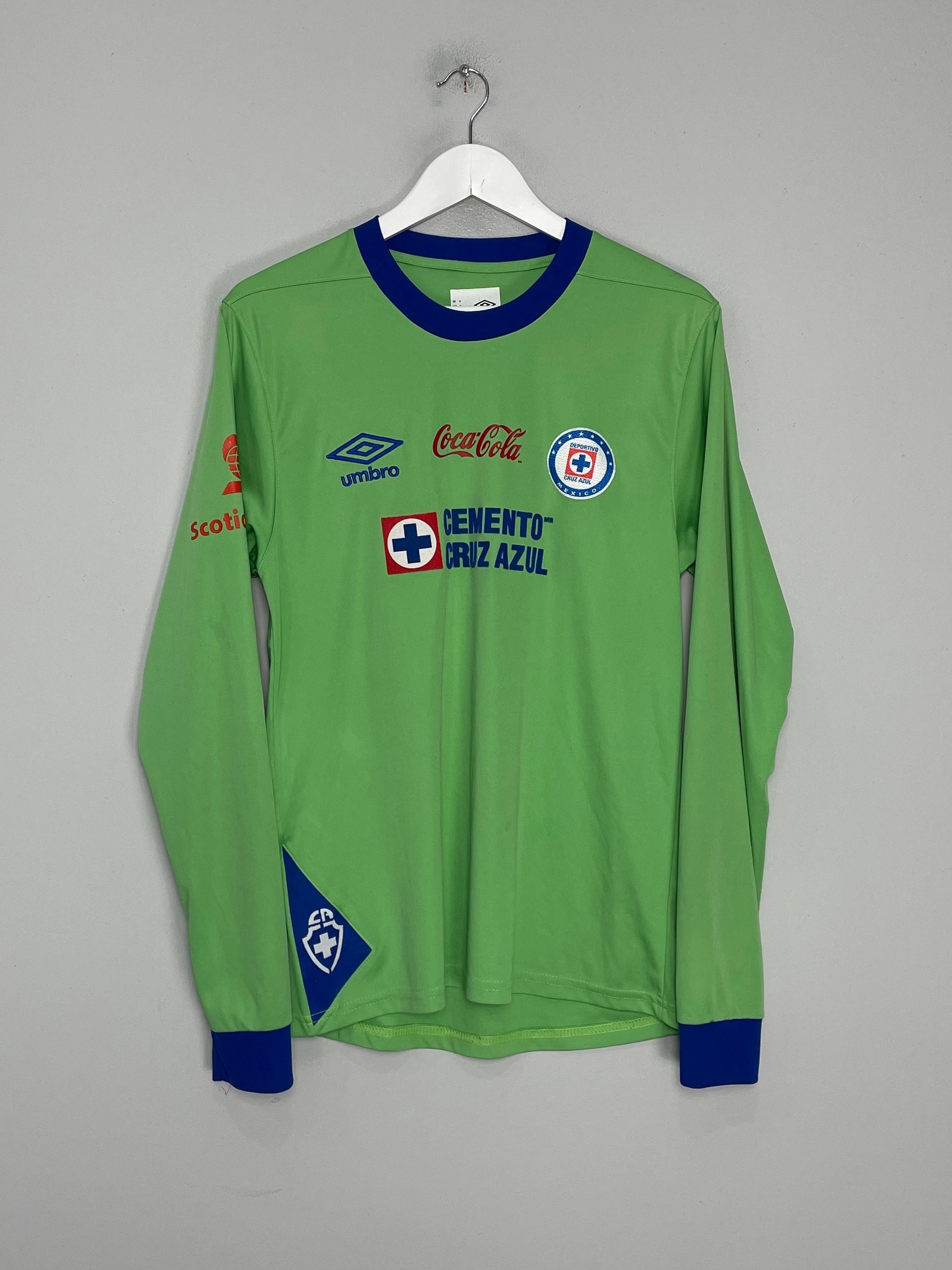2013/14 CRUZ AZUL GK SHIRT (M) UMBRO Ultraviolet Protection Fabric Cross Fiber Engineering