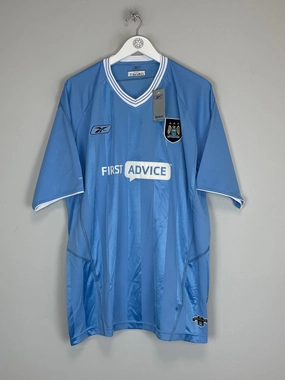 Match Look 2003/04 MANCHESTER CITY *BNWT* HOME SHIRT (XL) REEBOK
