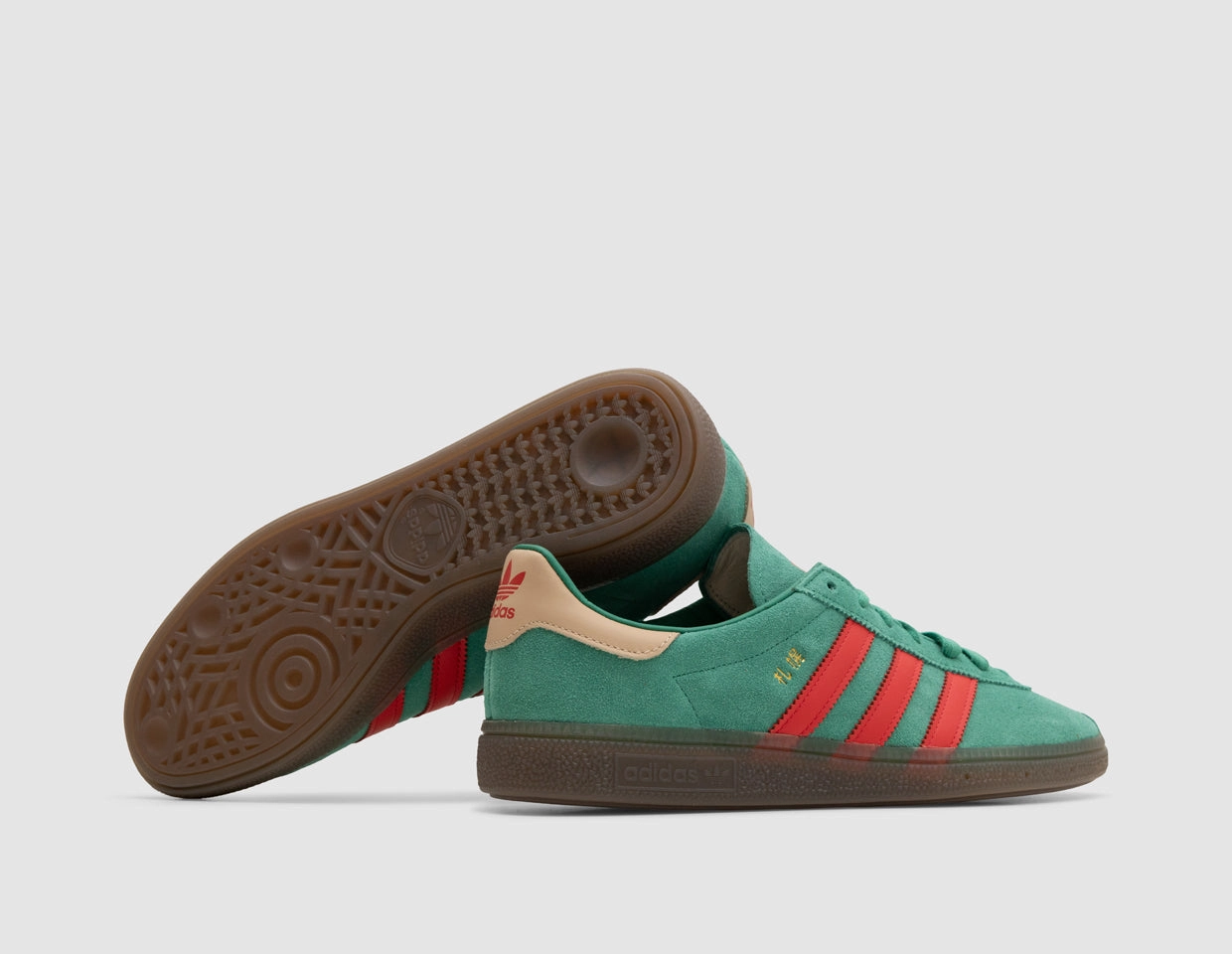 adidas Originals x Billy's Sapporo Semi Court Green / Pure Ruby - size? exclusive TPR Outsole