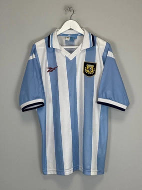 Soft Touch Material 1999/00 ARGENTINA HOME SHIRT (L) REEBOK