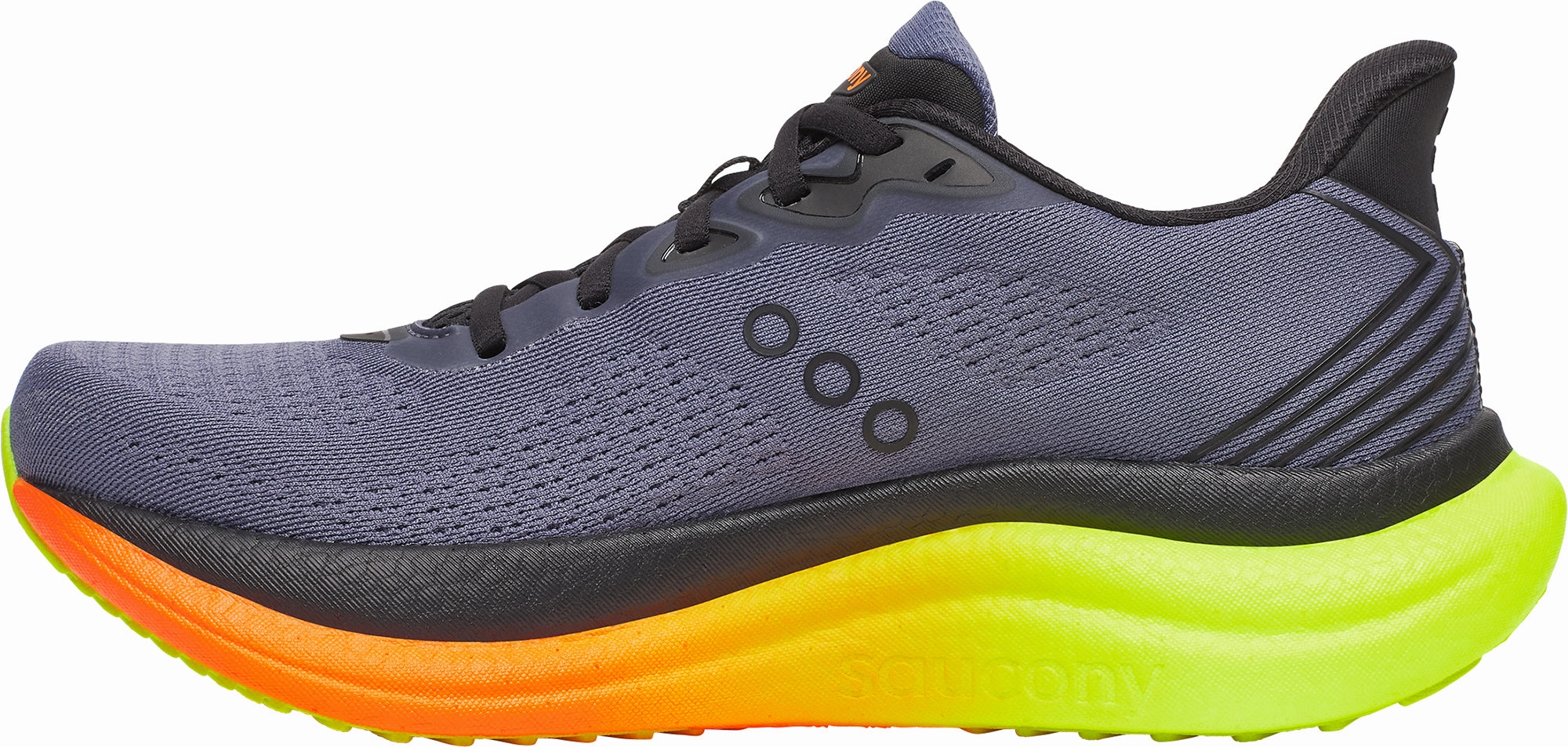 Travel Companion Seamless Upper Saucony Triumph 23 Mens Running Shoes - Grey