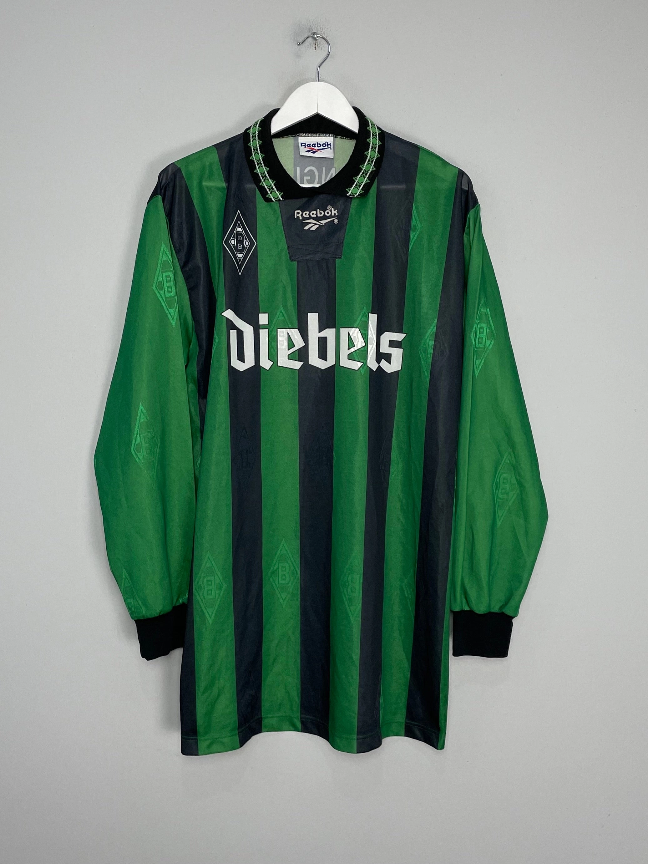1995/96 MONCHENGLADBACH L/S HOME SHIRT (L) REEBOK Endurance Ready