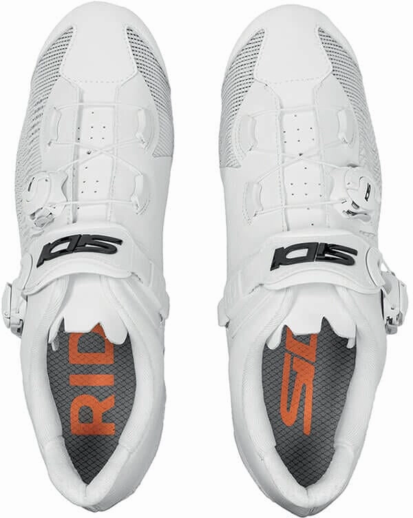 Sidi Genius 10 Knit Mens Cycling Shoes - White Active Cushion Neutral Stride