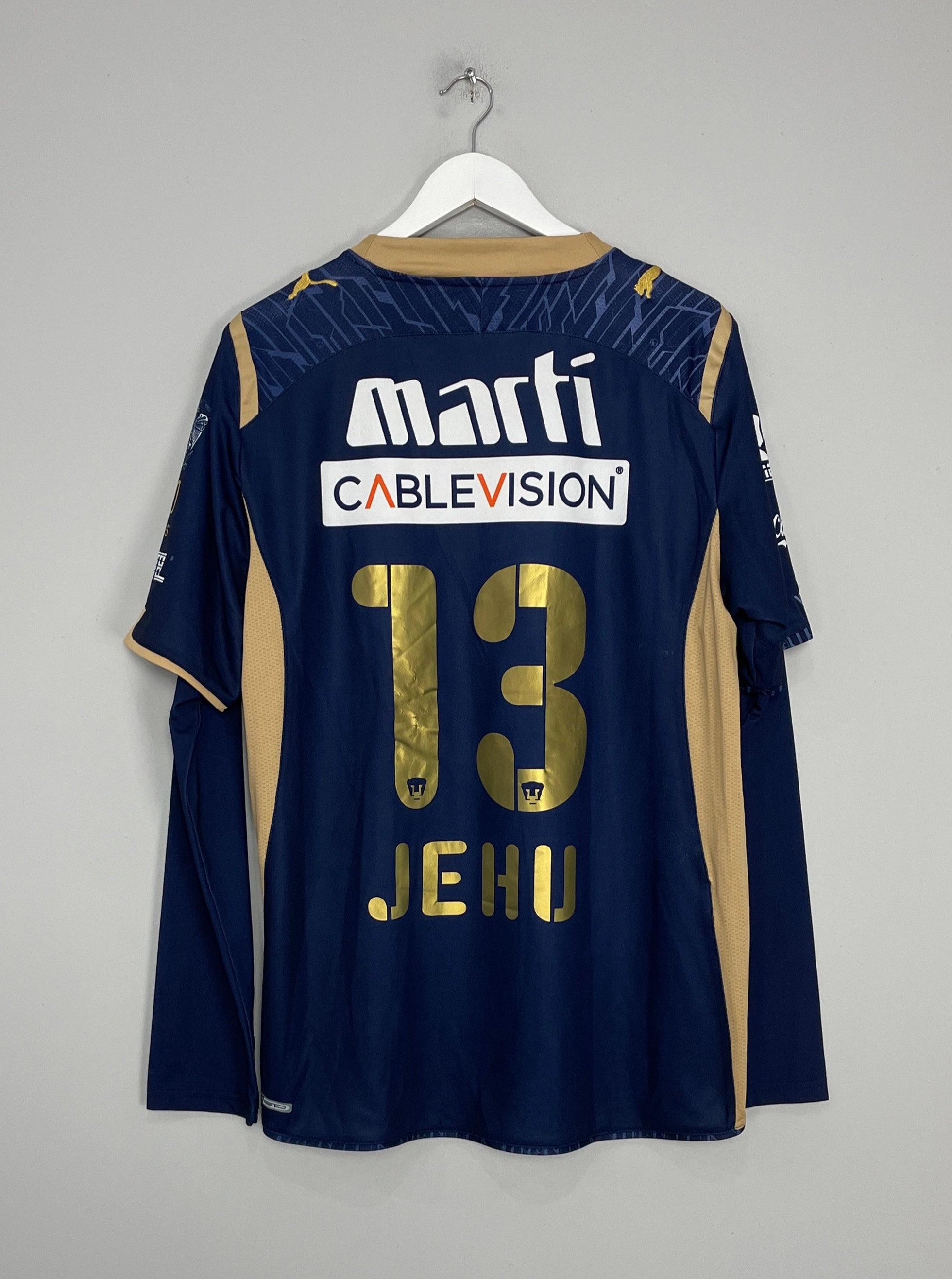 2009/10 UNAM PUMAS JEHU #13 L/S *MATCH ISSUE* AWAY SHIRT (XL) PUMA Versatile Fit Sporty Gear