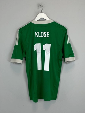 2012/13 GERMANY KLOSE #11 AWAY SHIRT (M) ADIDAS Adjustable Hem Drawstring