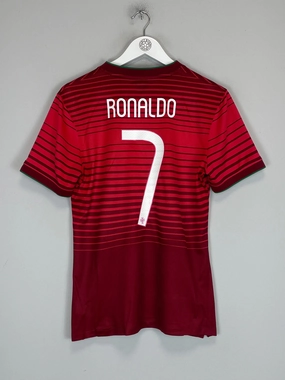 Gym Wear 2014/15 PORTUGAL RONALDO #7 *AUTHENTIC* HOME SHIRT (M) NIKE