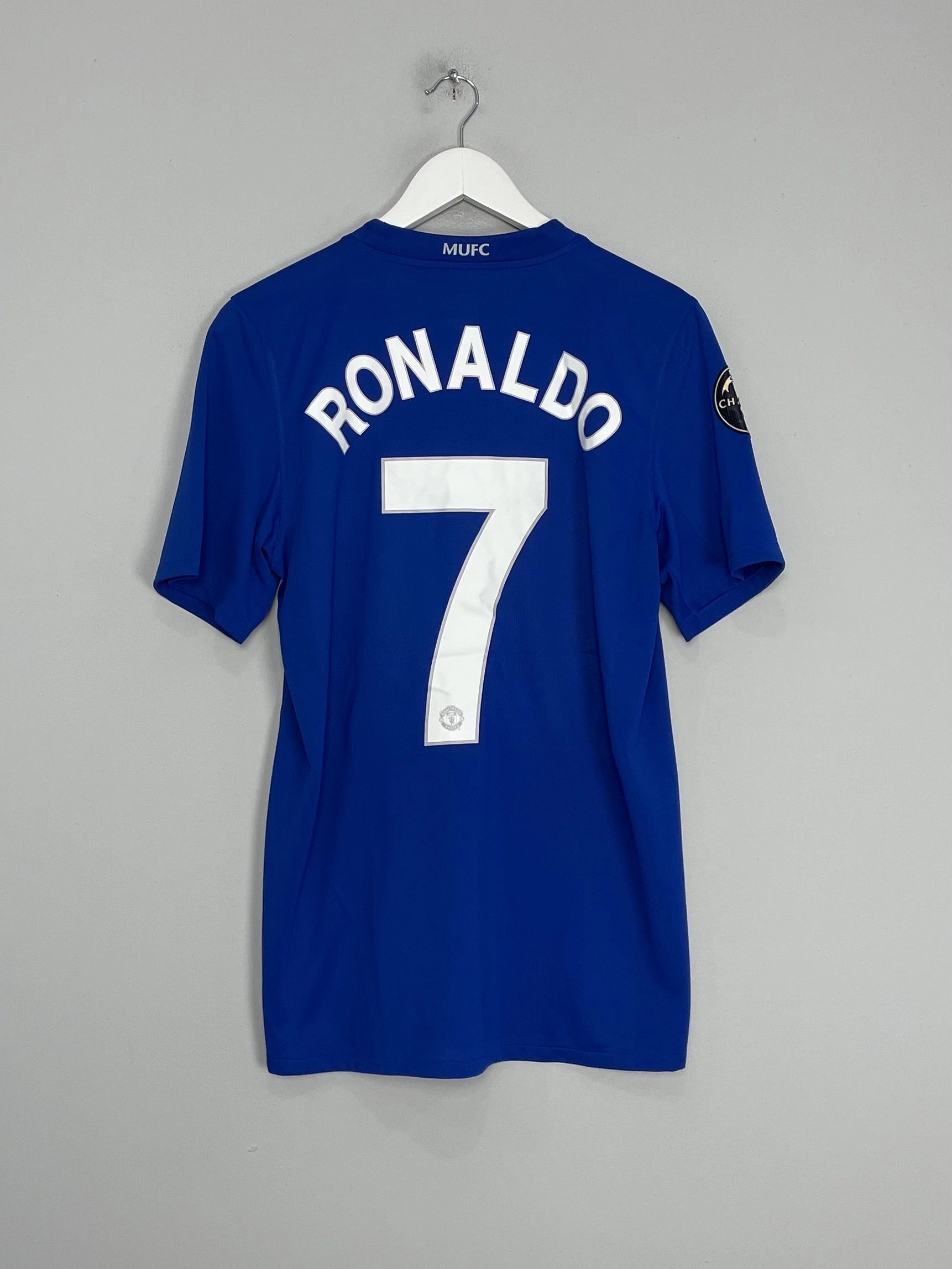 2008/09 MANCHESTER UNITED RONALDO #7 C/L THIRD SHIRT (S) NIKE Irregularity Free Edging
