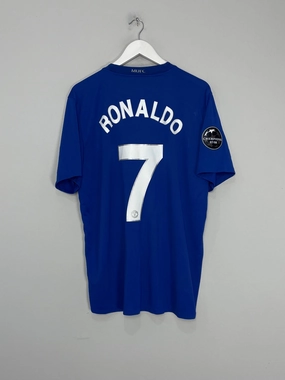 2008/09 MANCHESTER UNITED RONALDO #7 THIRD SHIRT (XL) NIKE Chic Design Essential Fit