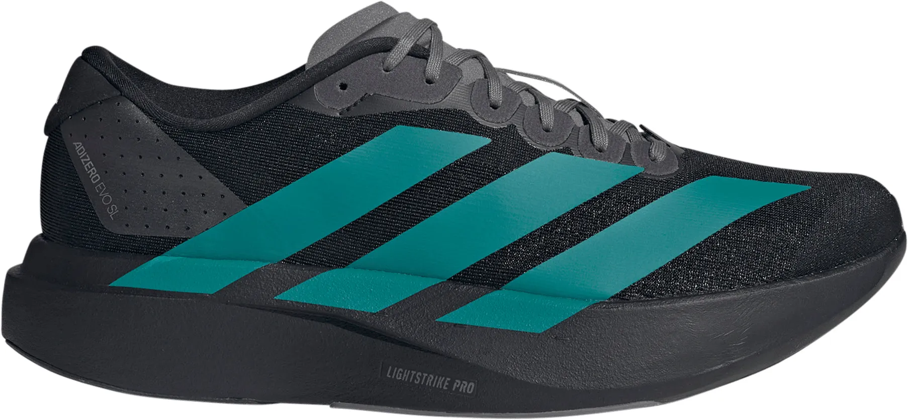 High Traction Design adidas Adizero EVO SL Mens Running Shoes - Black