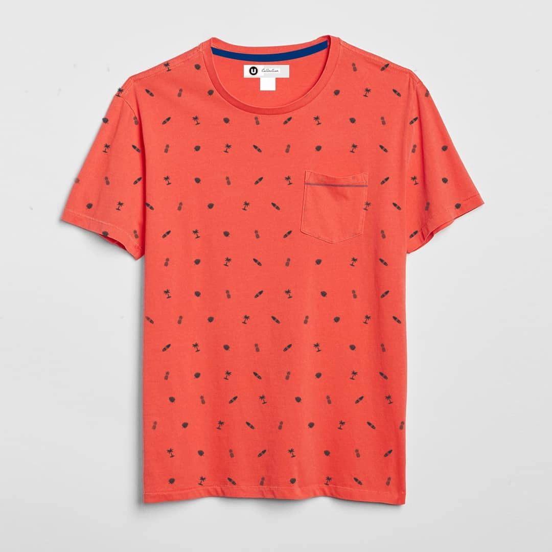 Versatile Outfit Workout Gear U-Collection  Round Neck Men T shirt